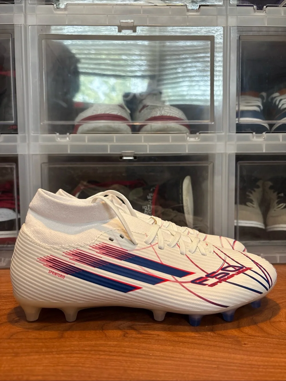 adidas F50 Sparkfusion League Mid FG AG KJ1437 Soccer Cleats Sz 8.5W/7.5M NWOB